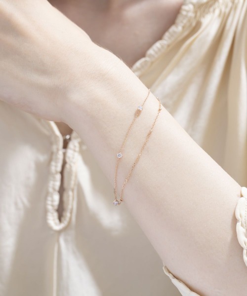 Canal4℃（カナルヨンドシー） ブレスレット K10ピンクゴールド