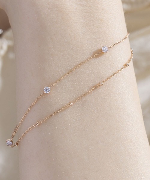 Canal4℃（カナルヨンドシー） ブレスレット K10ピンクゴールド