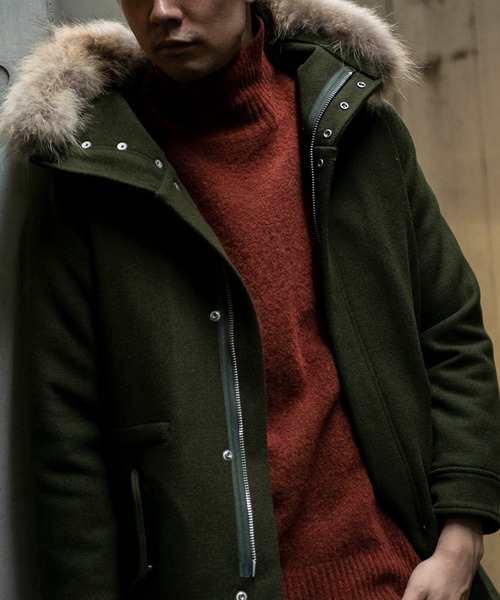 NO ID.（ノーアイディー） モッズコート コート 「NO ID.」Wool Mods