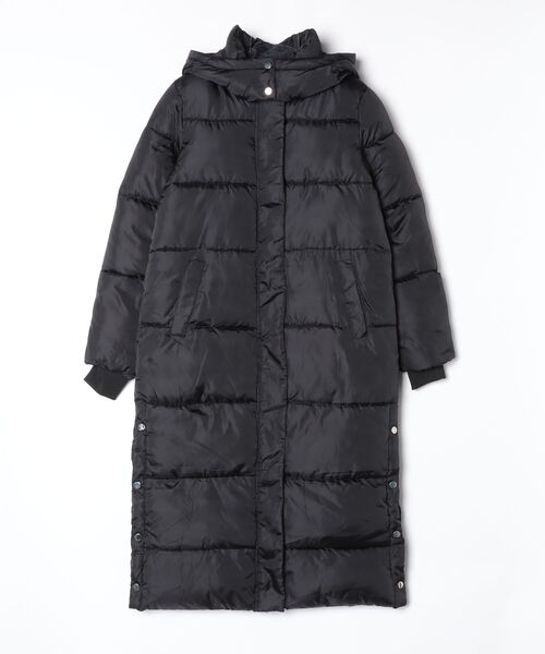 FREE STYLISTS ダウンコート ダウンジャケット フード付きロングダウン