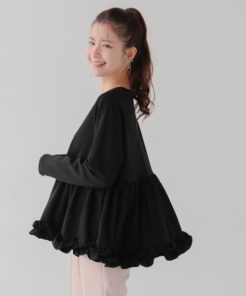 Fit more（フィットモア） tシャツ 「ZOZO限定カラー」裾フリル