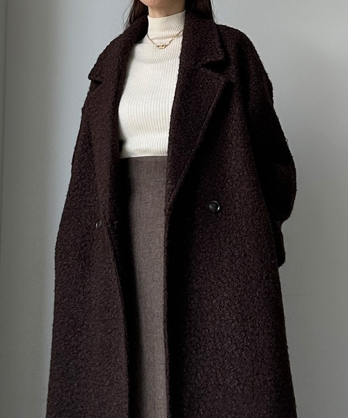 Louere（ルエレ） コート チェスターコート ループツイードチェスター