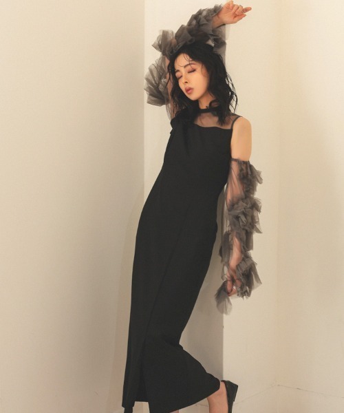 DONOBAN（ドノバン） ドレス 「ANDRESD」detached sleeve dress