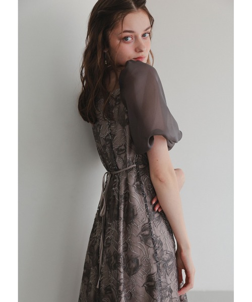 Dorry Doll（ドリードール） ドレス ニュアンスフラワーレースドレス