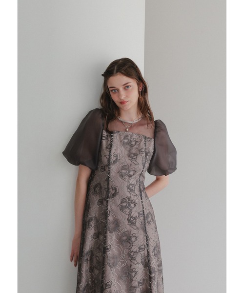 Dorry Doll（ドリードール） ドレス ニュアンスフラワーレースドレス