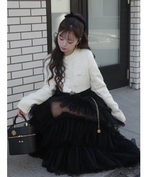 Darich（ダーリッチ） スカート ボリュームアシメチュールロング