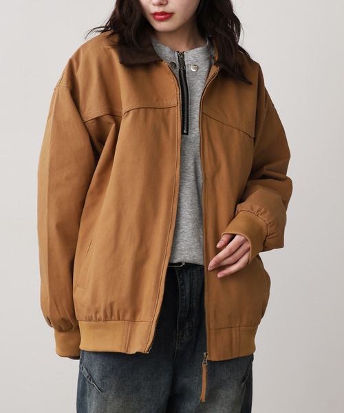 ROOP TOKYO ブルゾン アウター バイカラー デトロイト型ジャケット