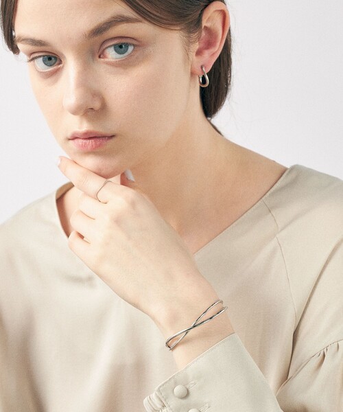 ete（エテ） バングル クロス バングル レディース : ZOZOTOWN Yahoo