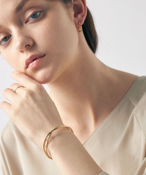 ete（エテ） バングル クロス バングル レディース : ZOZOTOWN Yahoo