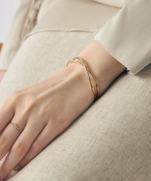 ete（エテ） バングル クロス バングル レディース : ZOZOTOWN Yahoo