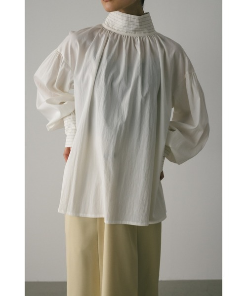 STYLEMIXER（スタイルミキサー） ブラウス シャツ 2WAYスタンドカラー
