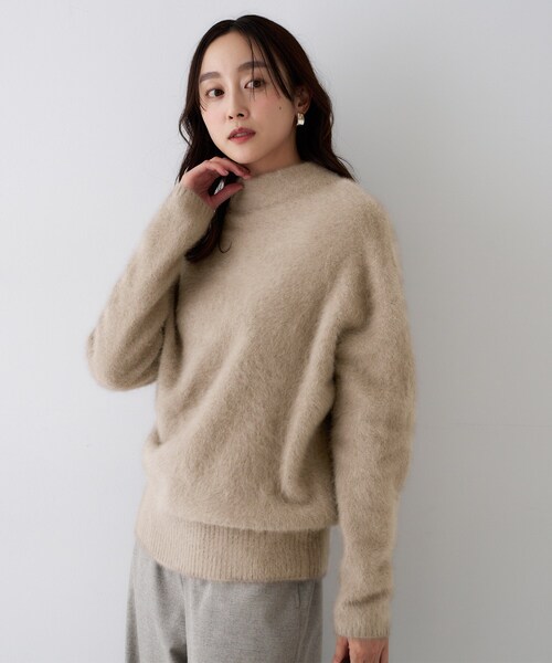 UNTITLED（アンタイトル） ニット セーター 「大人な品格/ふわふわ