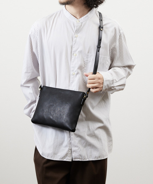 SLOW ショルダーバッグ スロウ / cb-sacoche クロムステアレザー