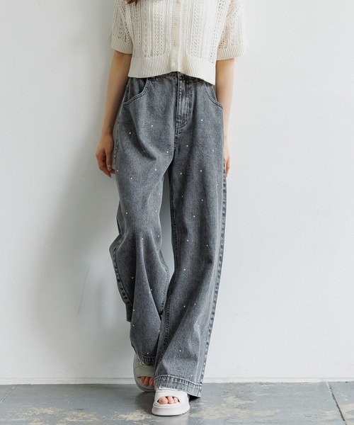 GLOBAL WORK（グローバルワーク） パンツ 大人見えアソートデニム/AND