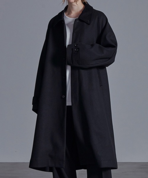 Loose（ルース） ステンカラーコート S グレー メンズ : ZOZOTOWN