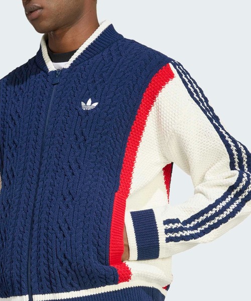 80s アディダス カーディガン フランス製 80s Vintage adidas Knit
