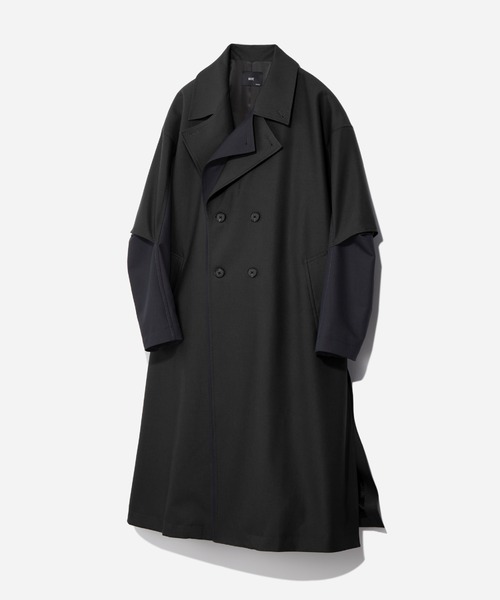 HARE（ハレ） トレンチコート コート レイヤードダブルコート(HARE