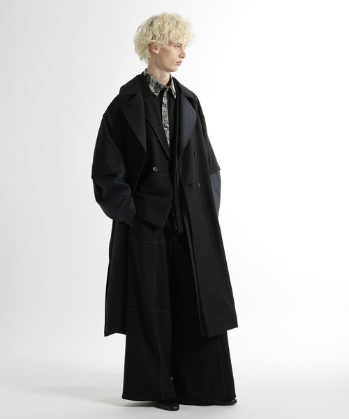 HARE（ハレ） トレンチコート コート レイヤードダブルコート(HARE