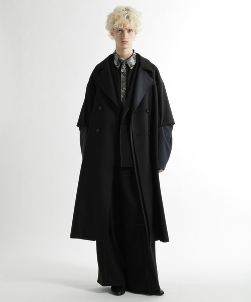 HARE（ハレ） トレンチコート コート レイヤードダブルコート(HARE