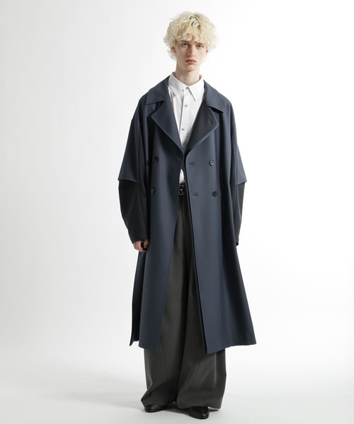 HARE（ハレ） トレンチコート コート レイヤードダブルコート(HARE