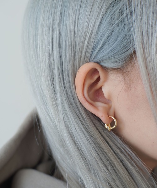 Port（ポート） ピアス ノット フープ ピアス レディース メンズ