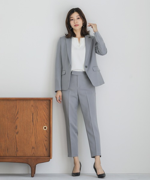 セットアップ 「洗濯機OK♪ストレッチで動きやすい♪シワになりにくい