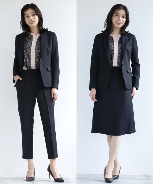 セットアップ 「洗濯機OK♪ストレッチで動きやすい♪シワになりにくい