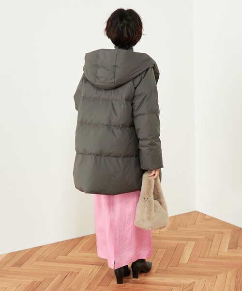 NOLLEY'S（ノーリーズ） ダウンコート 38 チャコールグレー レディース