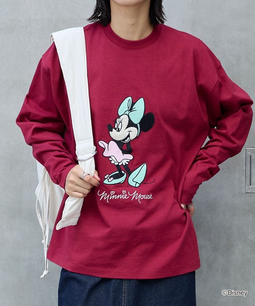 Disney（ディズニー） tシャツ 「Disney」別注 ミニーマウス オールド