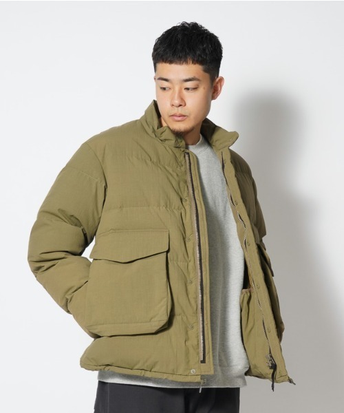 snow peak（スノーピーク） ダウンジャケット L オリーブ メンズ