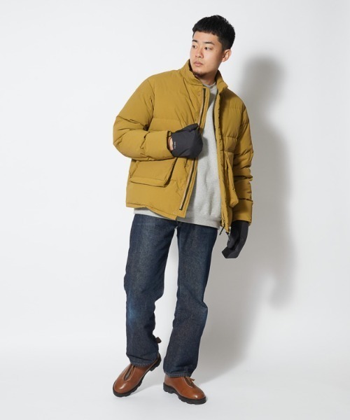 snow peak（スノーピーク） ダウンジャケット L オリーブ メンズ