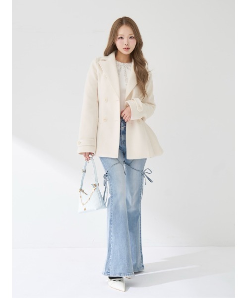 Darich（ダーリッチ） ジーンズ デニム デニムパンツ ピコレースハイ