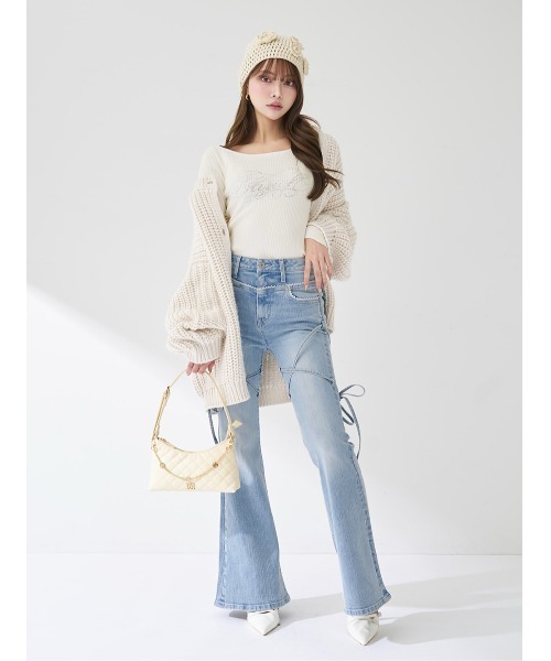 Darich（ダーリッチ） ジーンズ デニム デニムパンツ ピコレースハイ