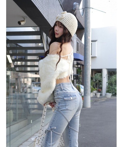 Darich（ダーリッチ） ジーンズ デニム デニムパンツ ピコレースハイ