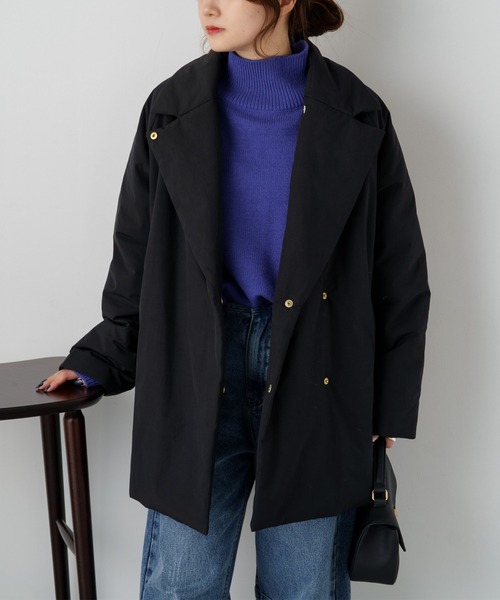 pual ce cin ダウン ダウンジャケット 中綿テーラードコート