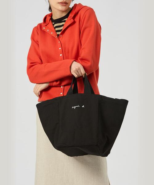 agnes b.（アニエスベー） マザーズバッグ キャンバスペアレンツバッグ