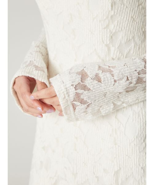 FRAY I.D（フレイ・アイディー） ワンピース フラワーストレッチレース