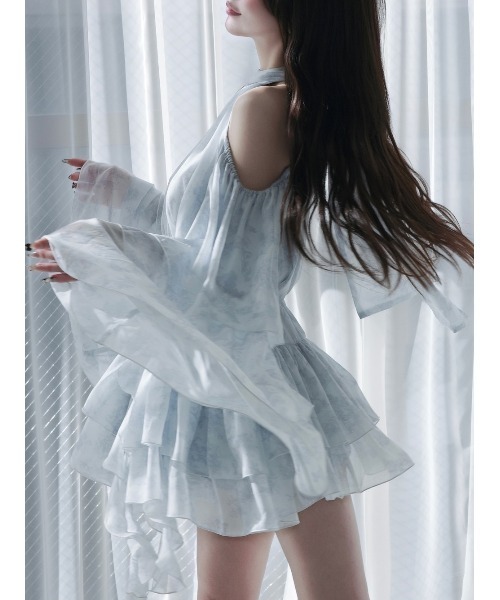 Darich（ダーリッチ） ワンピース トワルドジュイシフォンフリルミニ