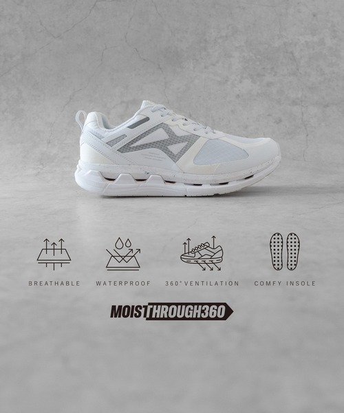 MOISTHROUGH360（モイスルー360） スニーカー 特許取得・通気防水