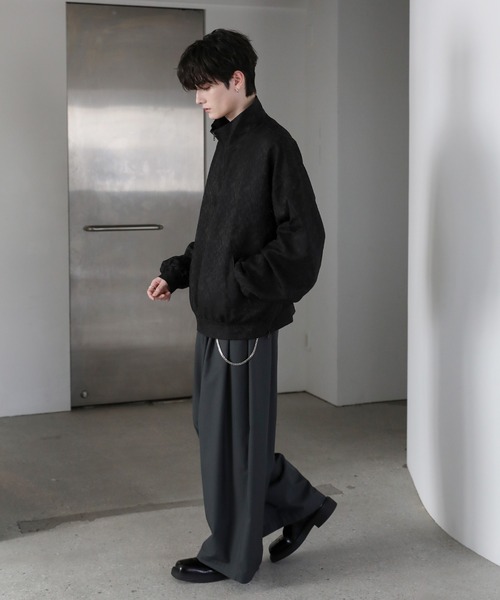 ASTRONOMY コート ジャケット 総柄ジャガードトラックジャケット