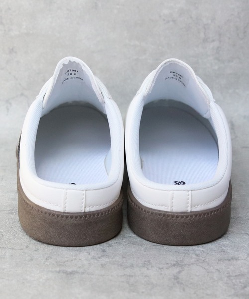 8 スニーカー 2本ライン レトロミュールスニーカー メンズ レディース