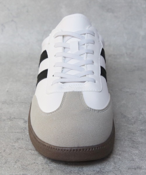 8 スニーカー 2本ライン レトロミュールスニーカー メンズ レディース