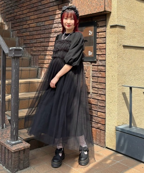 Candy Stripper（キャンディーストリッパー） ワンピース GATHERED