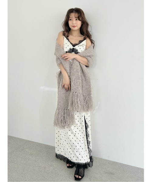 FRAY I.D（フレイ・アイディー） ワンピース レーストリムキャミ