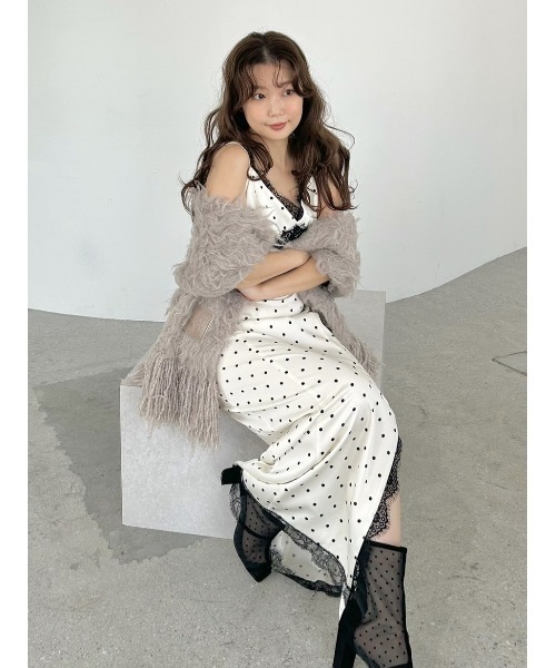 FRAY I.D（フレイ・アイディー） ワンピース レーストリムキャミ