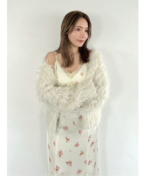 FRAY I.D（フレイ・アイディー） ワンピース レーストリムキャミ