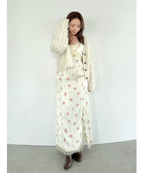 FRAY I.D（フレイ・アイディー） ワンピース レーストリムキャミ