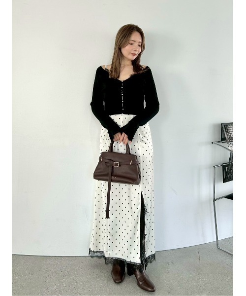 FRAY I.D（フレイ・アイディー） ワンピース レーストリムキャミ