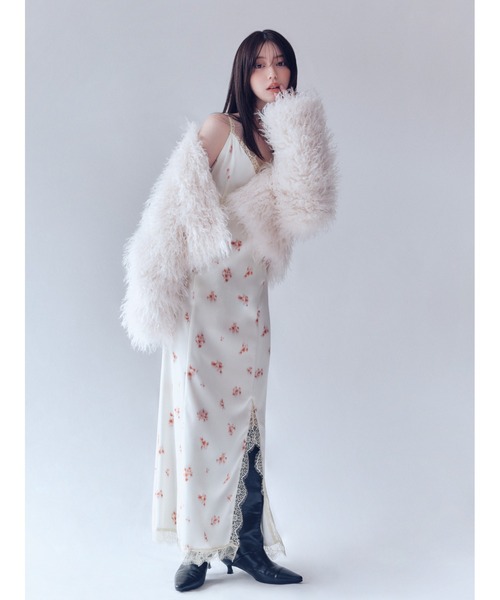 FRAY I.D（フレイ・アイディー） ワンピース レーストリムキャミ