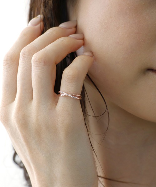 Three Four Time（スリーフォータイム） 指輪 リング クロスピンキー